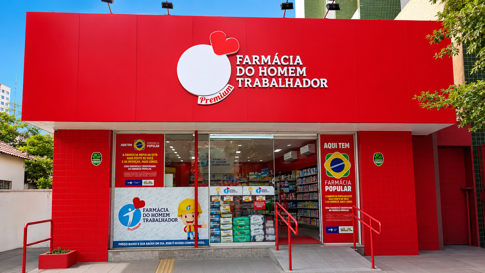 Fachada Drogaria Setúbal Espinheiro